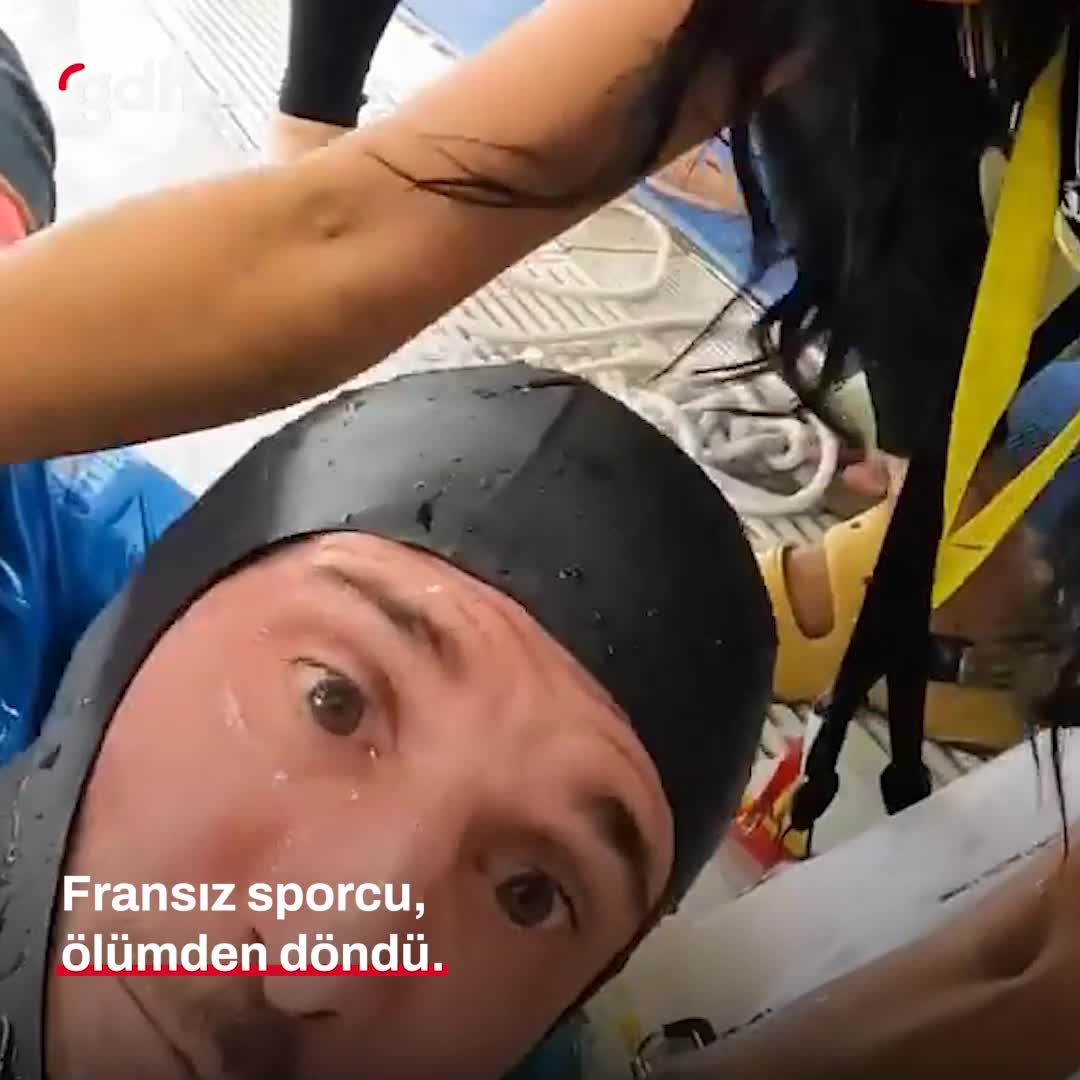 Fransız dalış sporcusu baygınlık geçirdi, kendine geldi