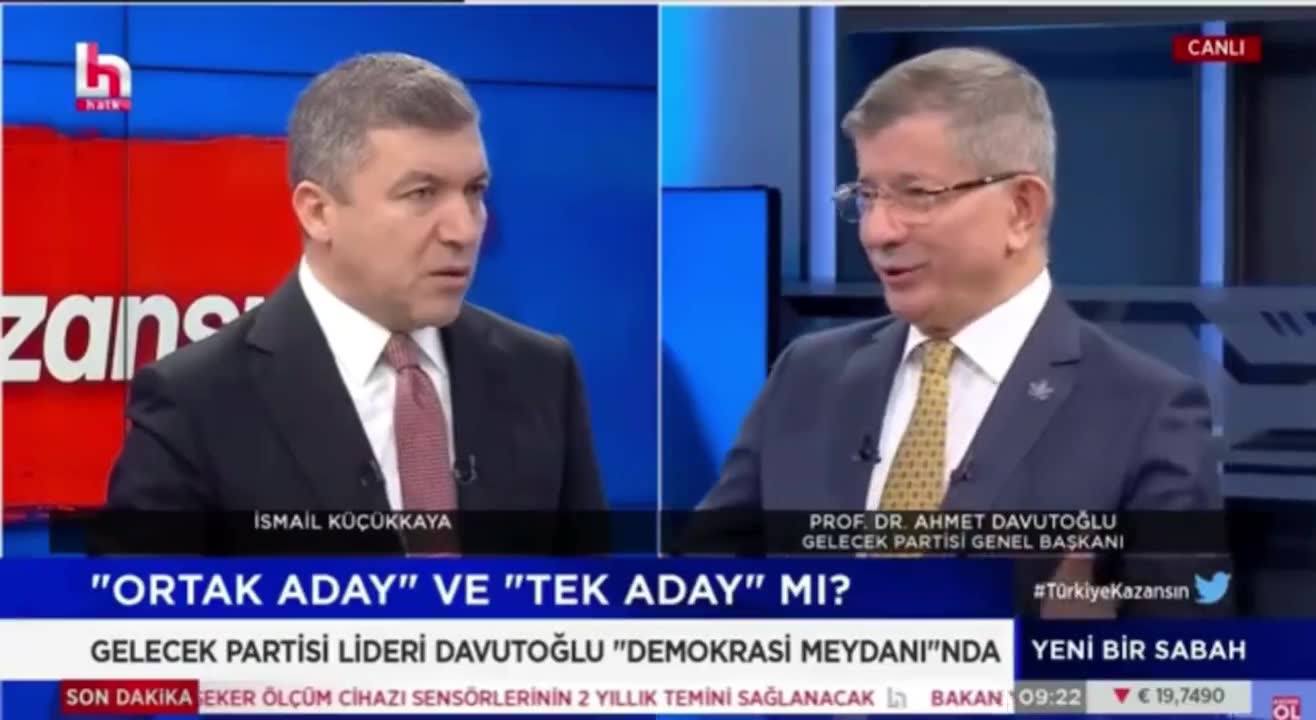 Ahmet Davutoğlu'ndan Altılı Masa toplantısı sonrası açıklama