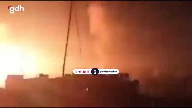 İsrail uçakları, Gazze'deki sivil yerleşim yerlerini bombalıyor