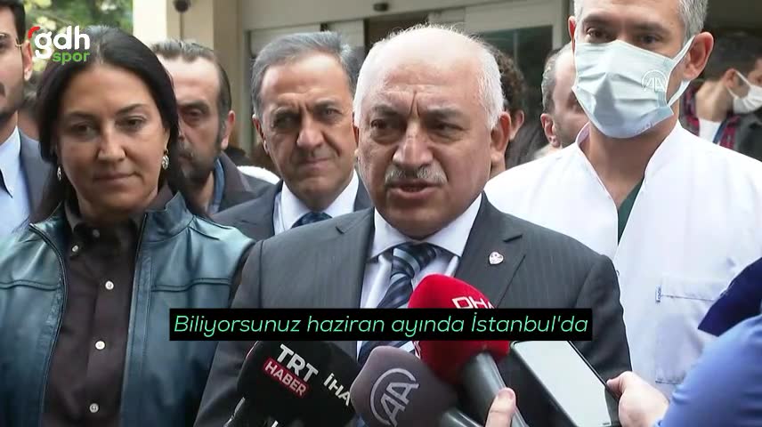 Büyükekşi, yaralı taraftarı hastanede ziyaret etti, final daveti yaptı