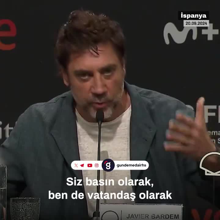 Javier Bardem: Gazze'de insanlık dışı suçlar işleniyor!