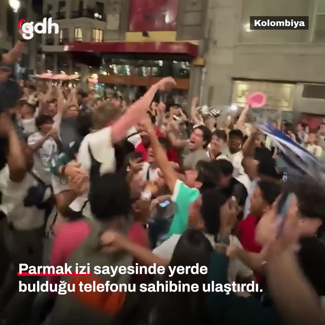 Kolombiya’da cep telefonunu bulan adam sahibine parmak iziyle ulaştı