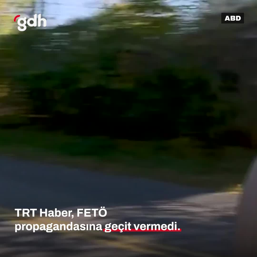FETÖ firarileri, TRT ekibine helva uzatarak provoke etti