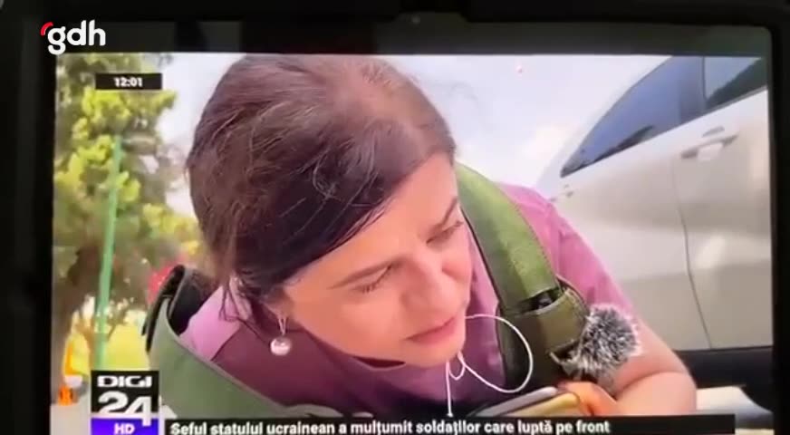 Hamas bombardımanı altındaki gazeteci ve çevresindeki sakinlik