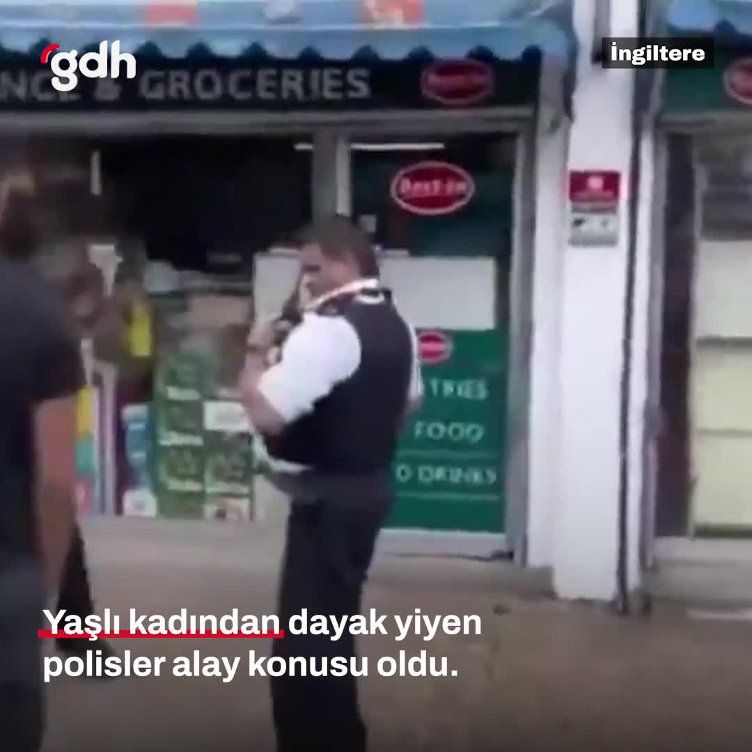 İngiltere’de iki polis, yaşlı kadından dayak yedi