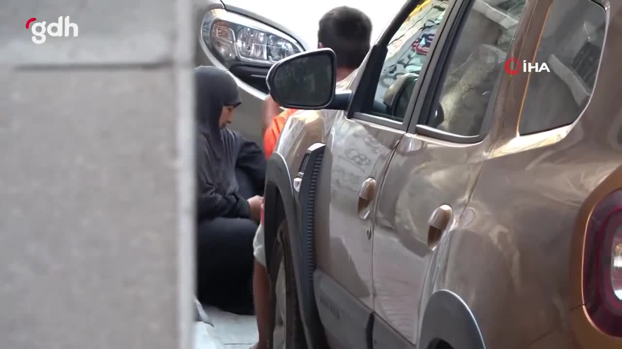 Beyoğlu'nda dilenci kadına çöpten yemek suçlamasıyla ceza