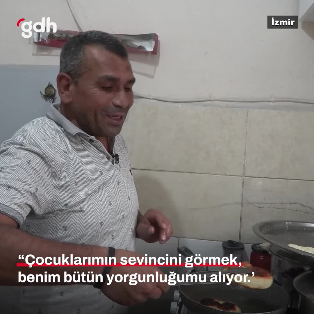 İzmirli İbrahim Kale: Çocukların sevincine yemek yapıyorum