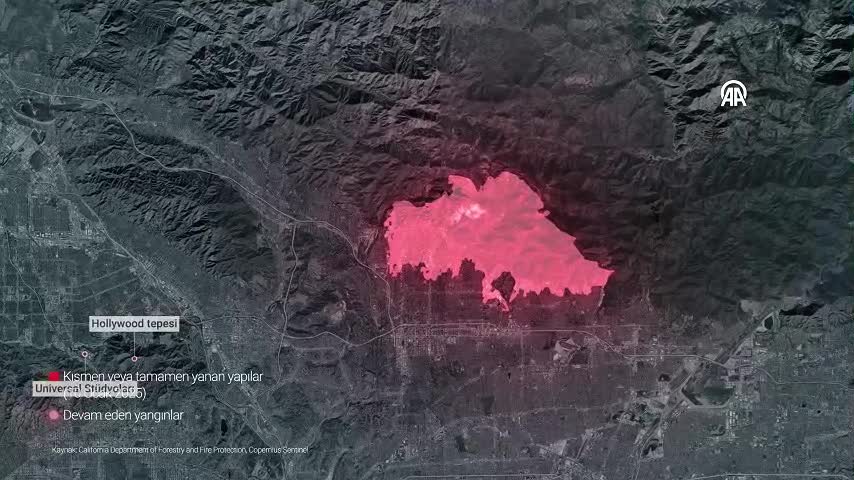 Los Angeles yangınlarında ölü sayısı 24'e yükseldi