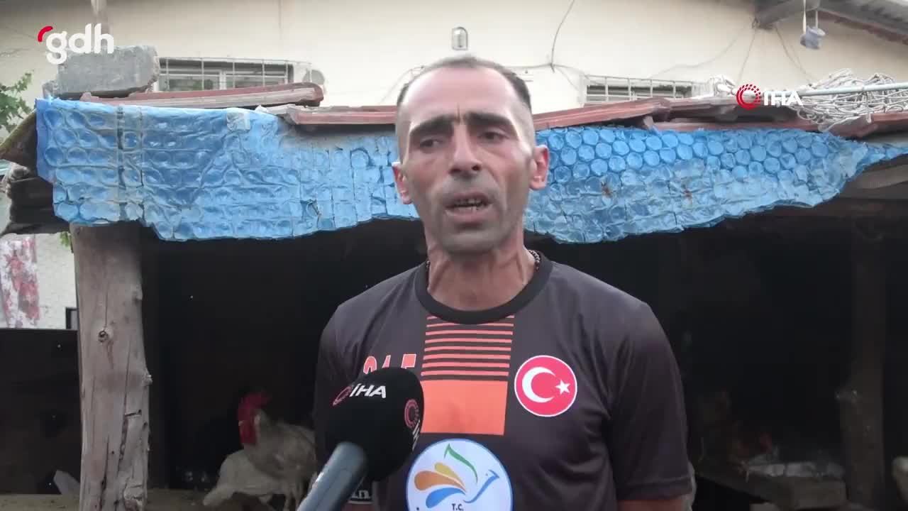 İskenderun'da köpekler yüzünden hayvanları telef olan Mahmut Öğütçü ağladı