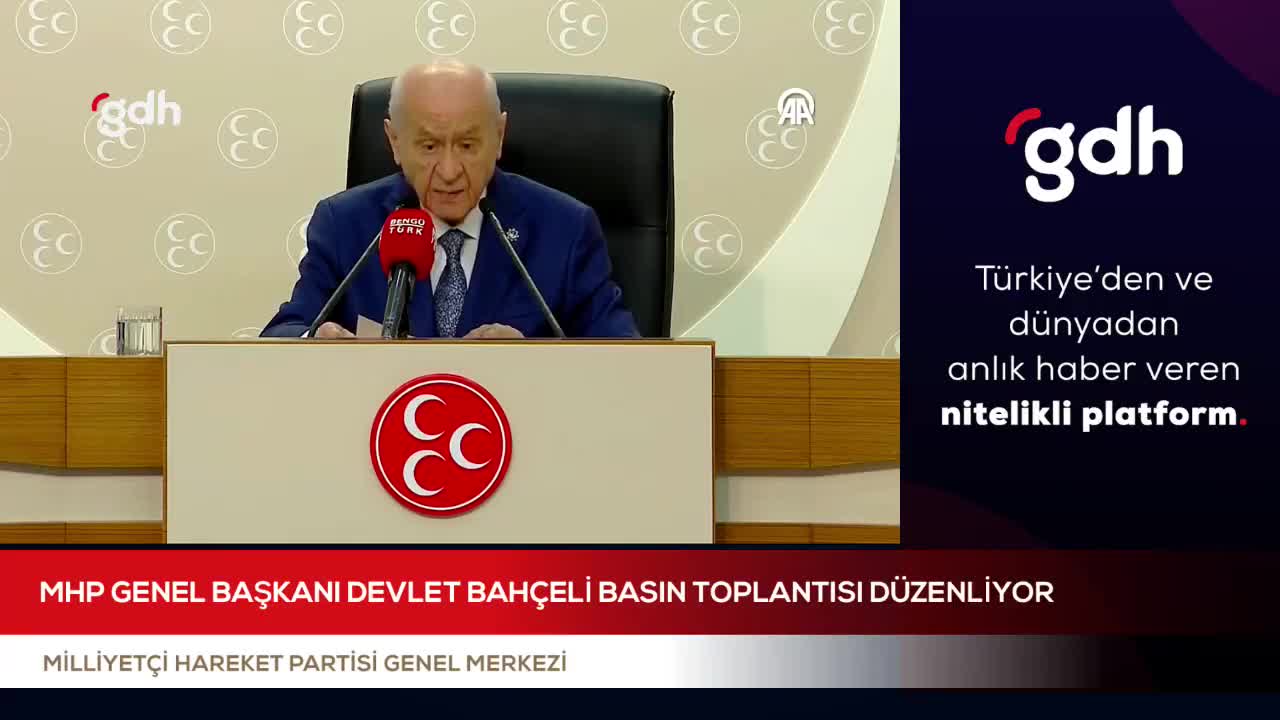Bahçeli: Demirtaş'la kuyruğa girenlerin profili çeşitlendi