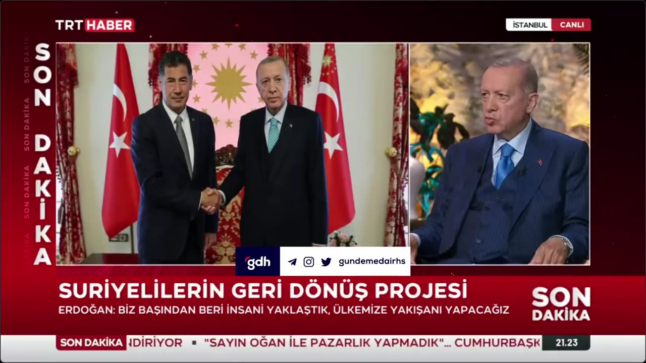 Erdoğan: Sinan Bey duruşuyla tavrını ortaya koydu