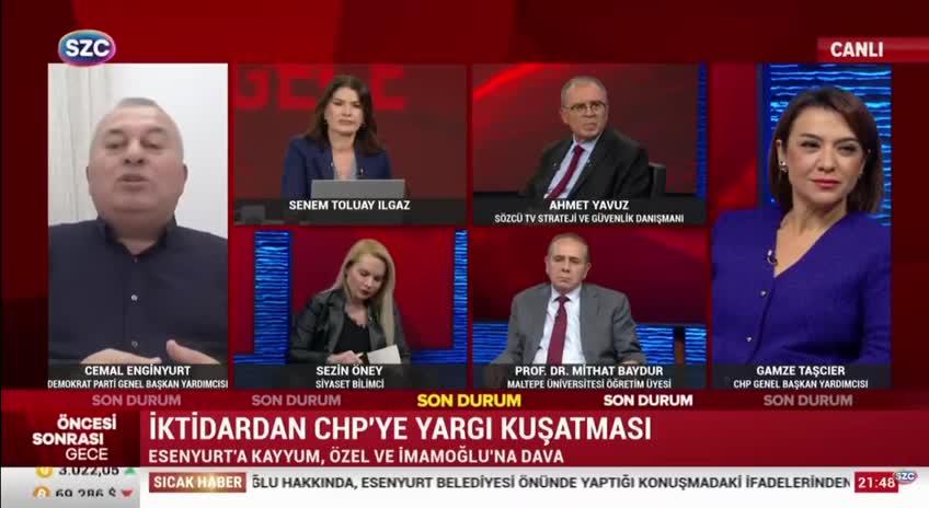 Cemal Enginyurt: 22 yıldır bizi döven Erdoğan var