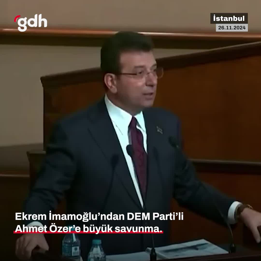 İmamoğlu, belediye üyesine terörist demeyi eleştirdi