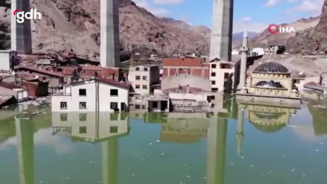 Yusufeli Barajı'nda su yüksekliği 100 metreye ulaştı