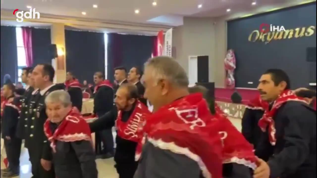 Kızılcahamam'da Dünya Engelliler Günü'nde asker kınası yapıldı