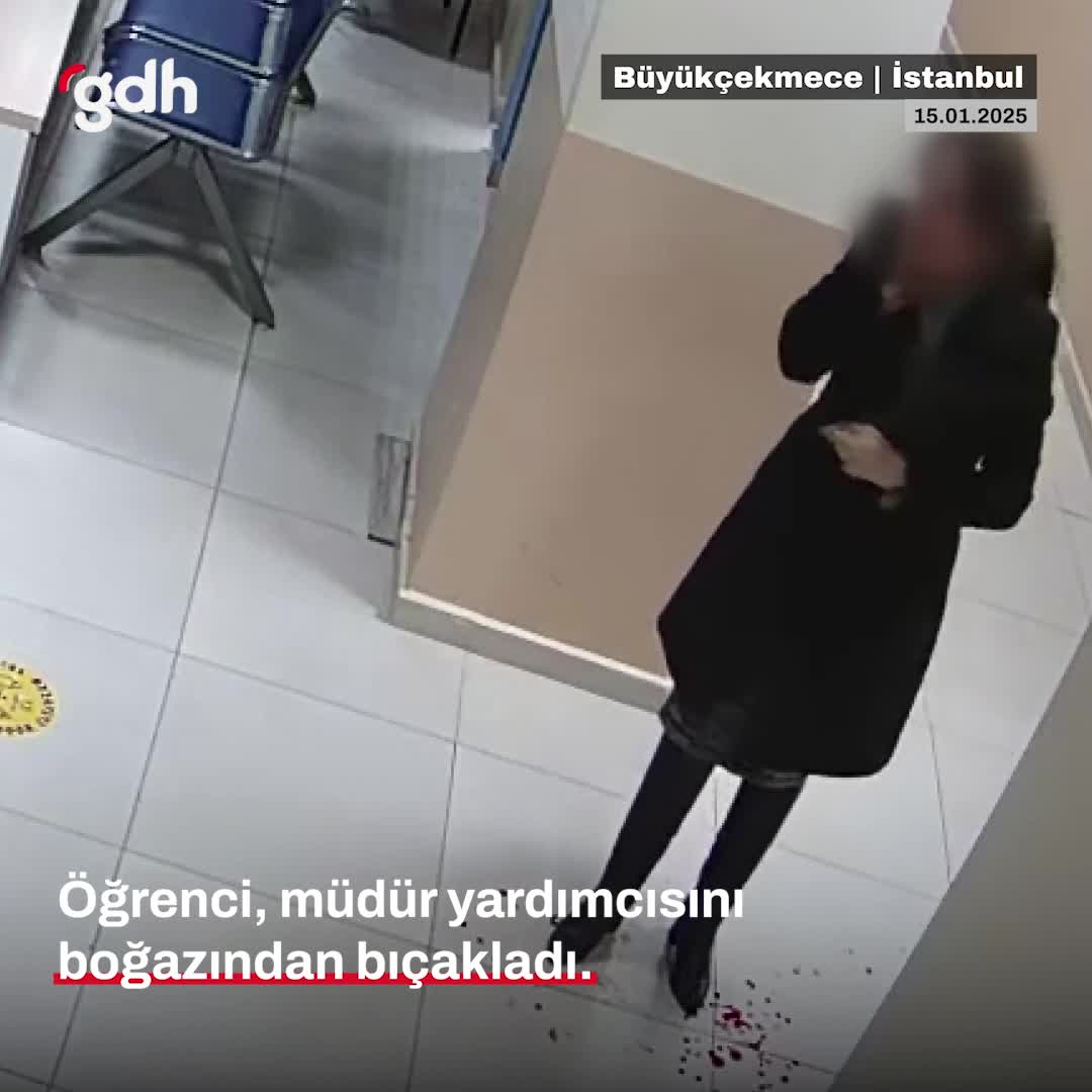 Büyükçekmece'de 16 yaşındaki öğrenci, müdür yardımcısını bıçakladı