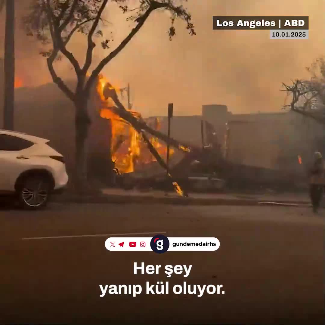 "Kaliforniya kıyameti: Los Angeles'ta her şey yanıyor"
