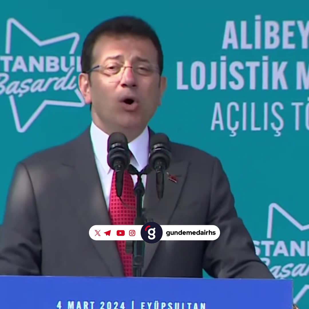 İmamoğlu: 10 yılda 50 yıla bedel iş yapacağız!