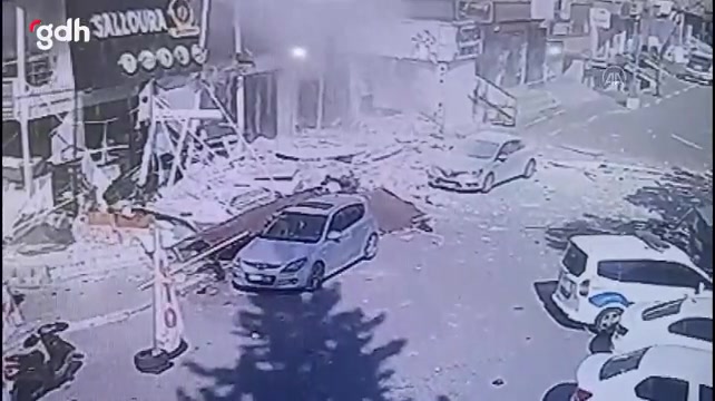 Şanlıurfa'daki doğalgaz patlamasının görüntüleri yayınlandı