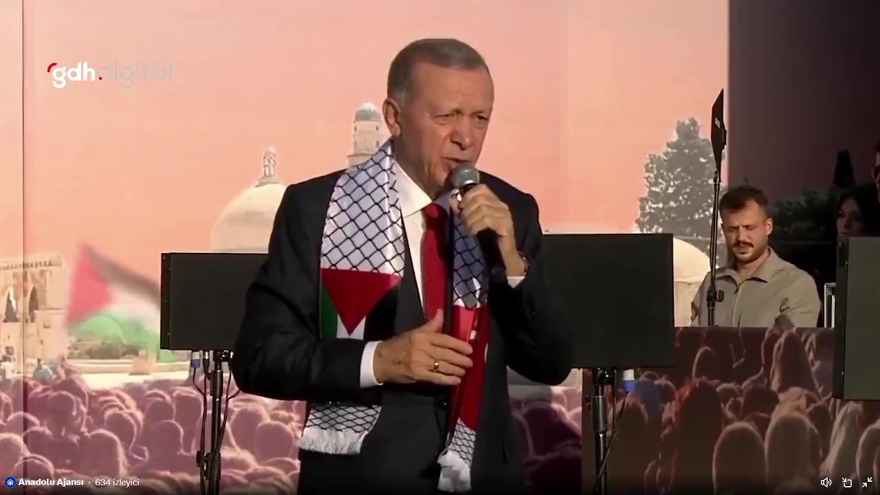 Gazze için haykırışla Cumhuriyetin 100. yılı coşkusu!