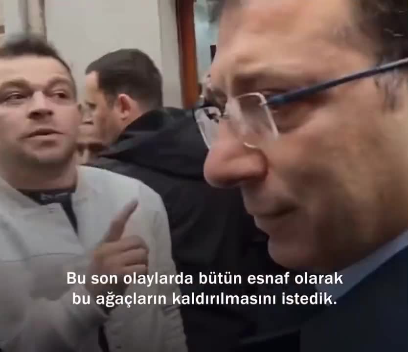 İmamoğlu: Esnaf ağaçların kaldırılmasını istiyor