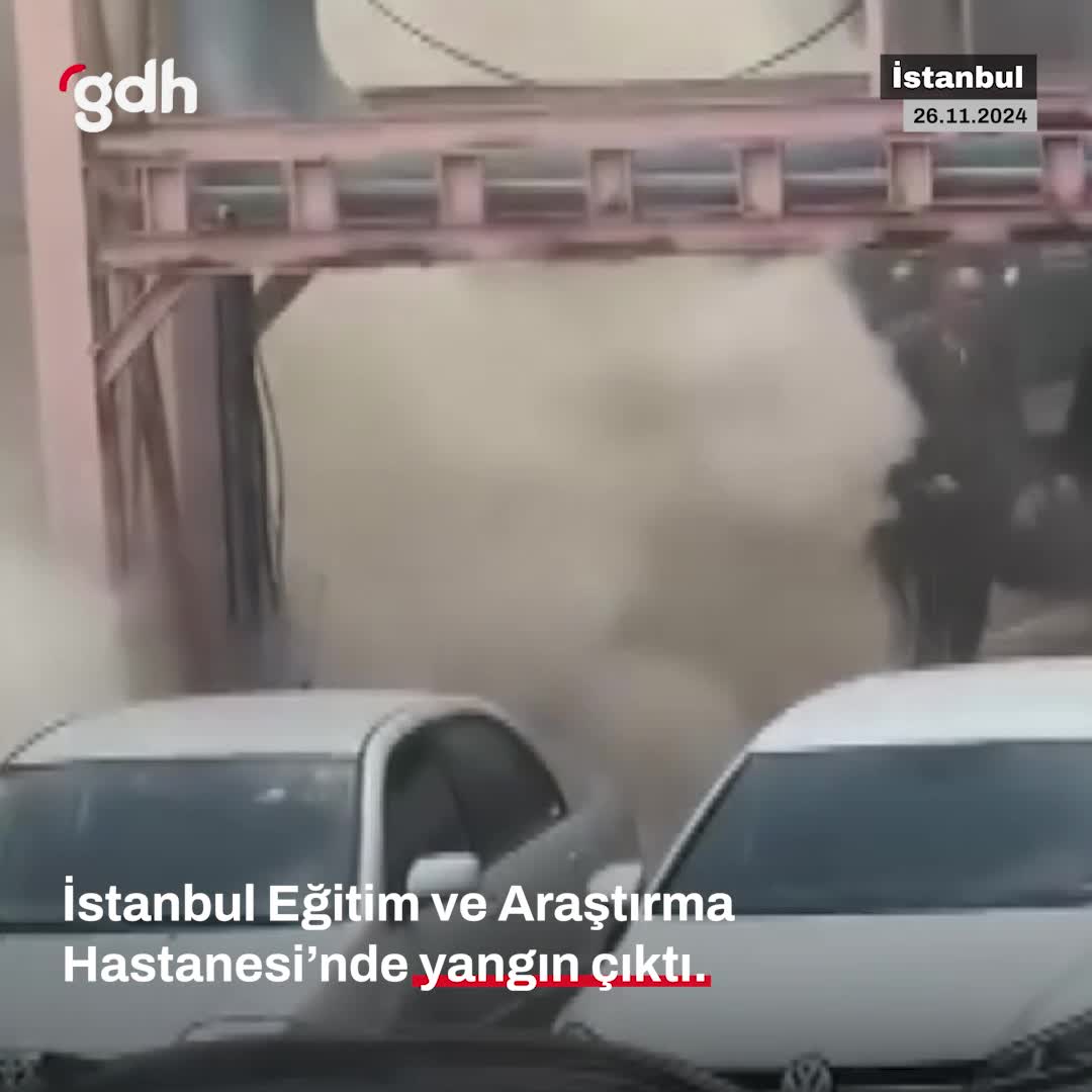 Samatya'daki İstanbul Eğitim Hastanesi'nde yangın!