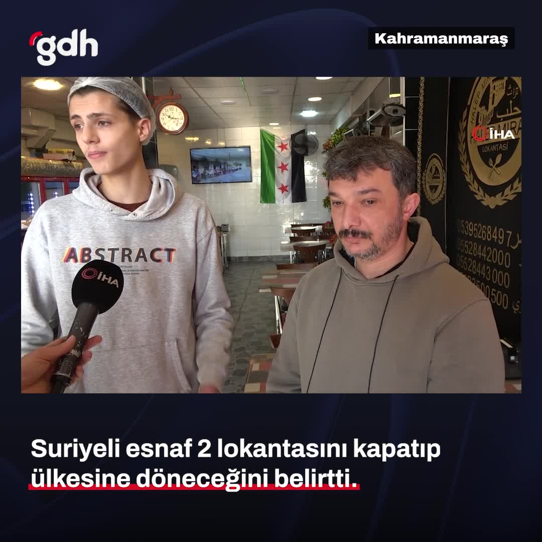 Kahramanmaraş'ta Suriyeli esnaf lokantalarını kapatıp dönmeyi düşünüyor