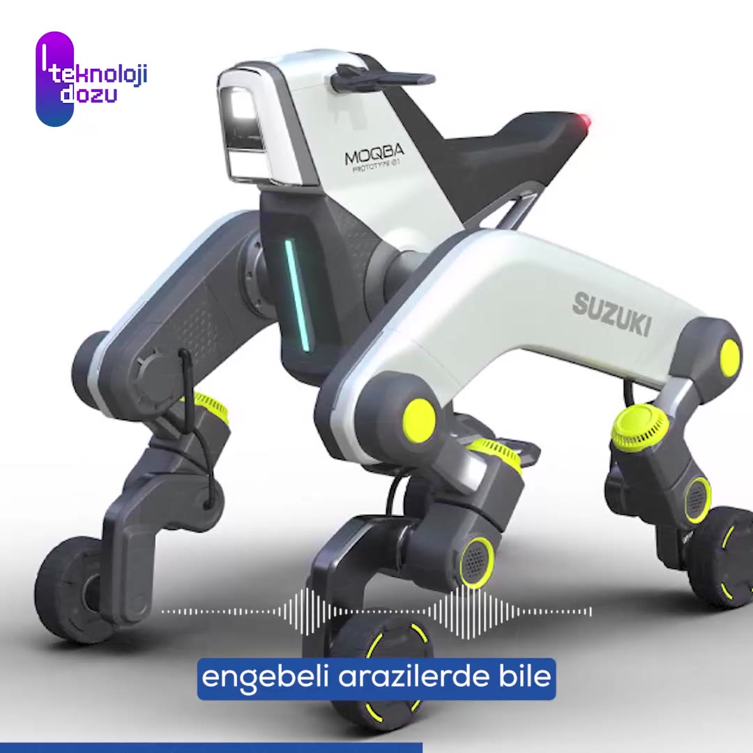 Suzuki'nin AI destekli merdiven çıkabilen aracı: MOQBA
