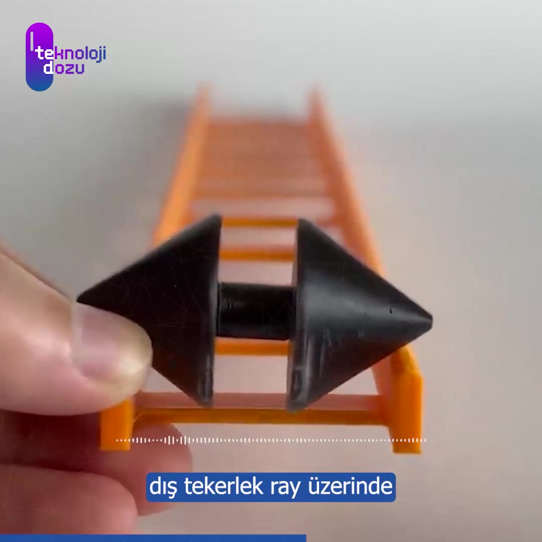 Tren tekerlekleri neden silindirik değil? Hayat kurtaran tasarım!