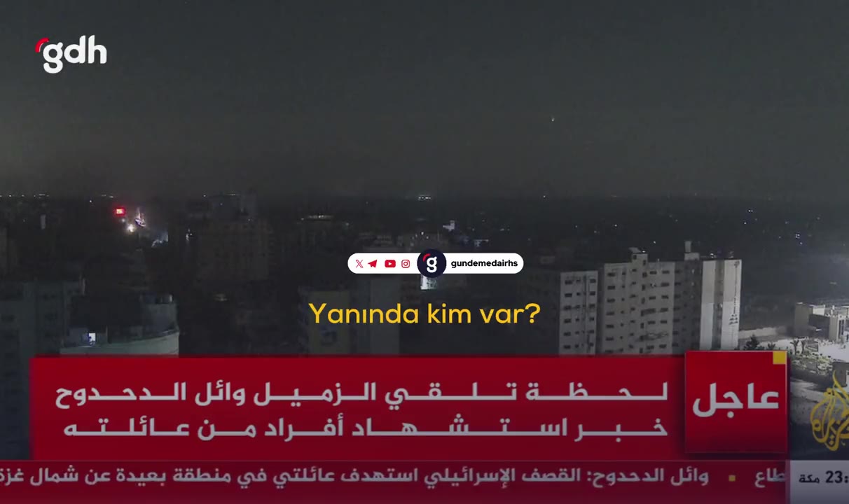Al Jazeera muhabiri canlı yayında ailesinin evi vurulduğunu öğrendi