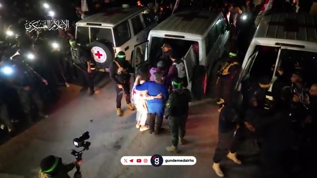 El Kassam Tugayları'ndan takas görüntüleri: Kudüs Tugayları da var