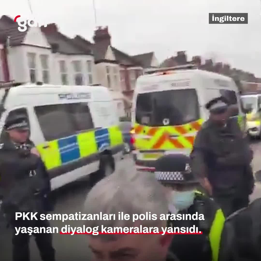 İngiltere'de PKK sempatizanlarıyla Türk polisi arasında diyalog