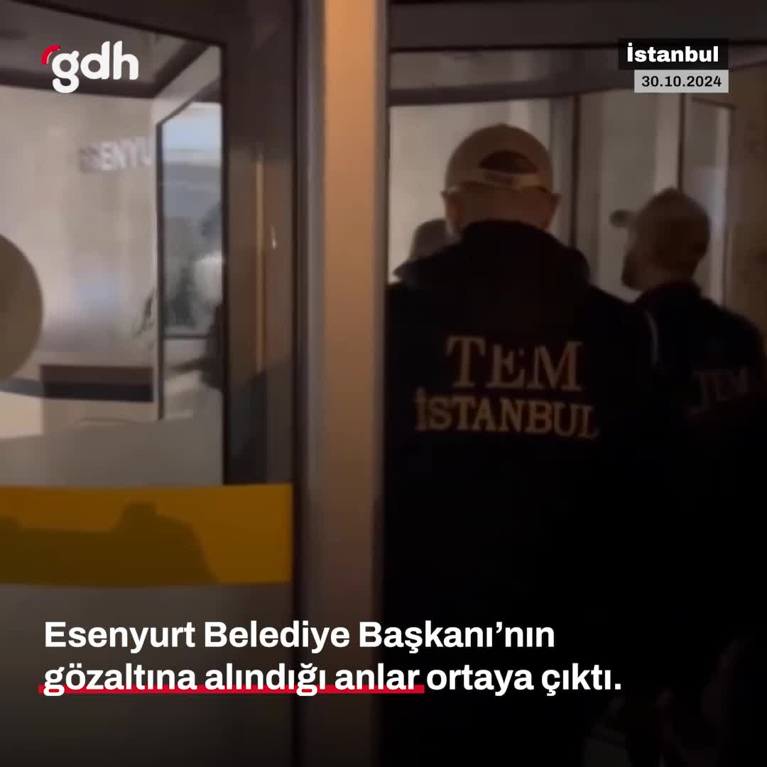 Esenyurt Belediye Başkanı Ahmet Özer'in gözaltı görüntüleri yayınlandı
