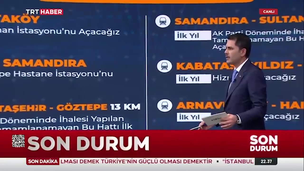 Murat Kurum: İstanbul'da 5 yılda metro hattını 650 km yapacağız