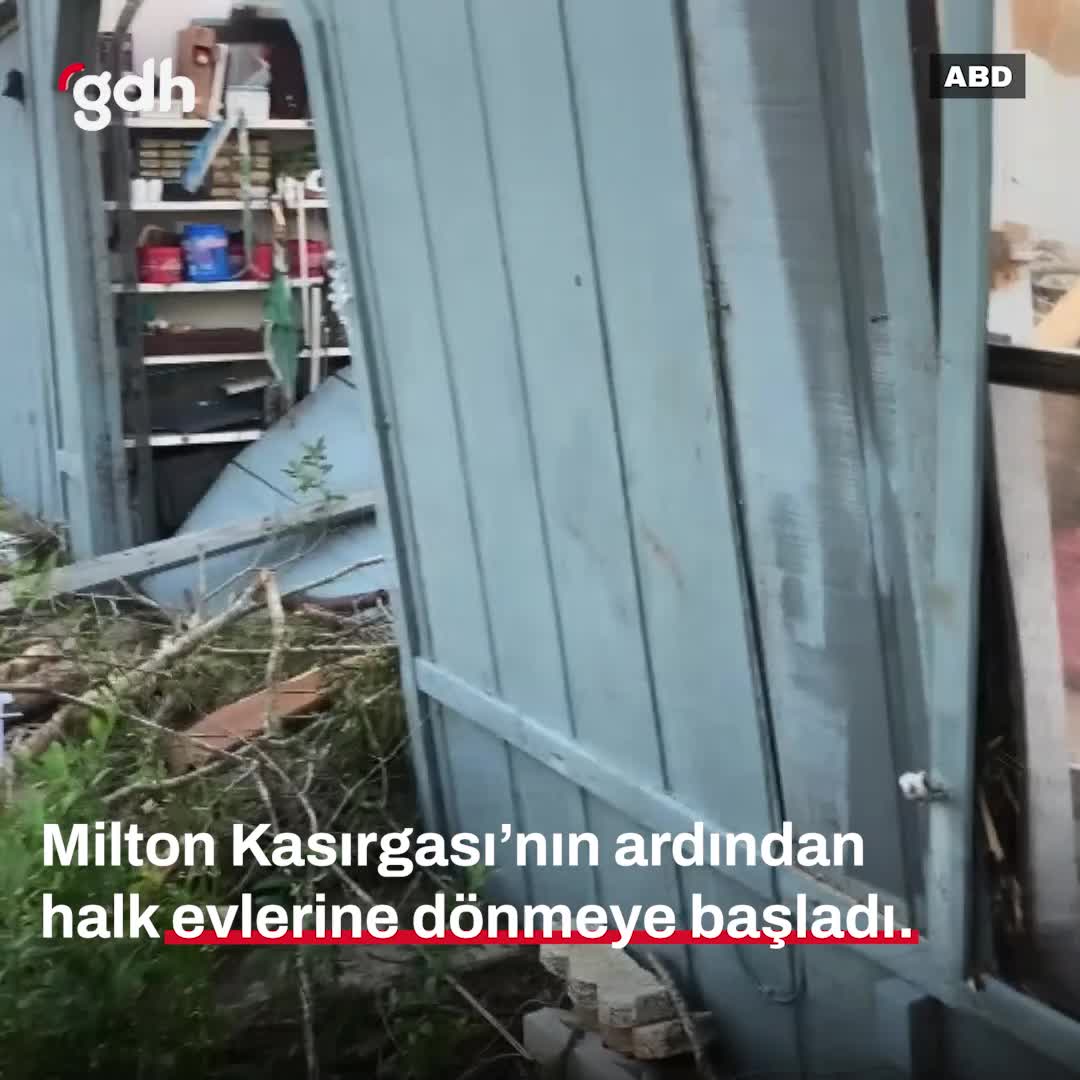 Milton Kasırgası sonrası Florida'da tahliyeler başladı; 14 ölü var