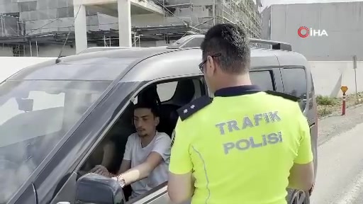 Düzce'de 66 sürücüye radar haberleşmesine 45 bin TL ceza