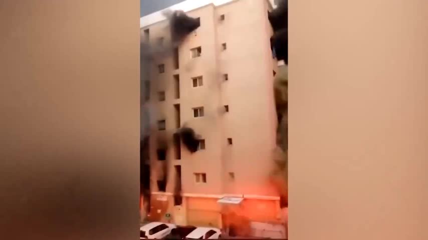 Kuveyt'te yangın: 39 ölü, çok sayıda yaralı var