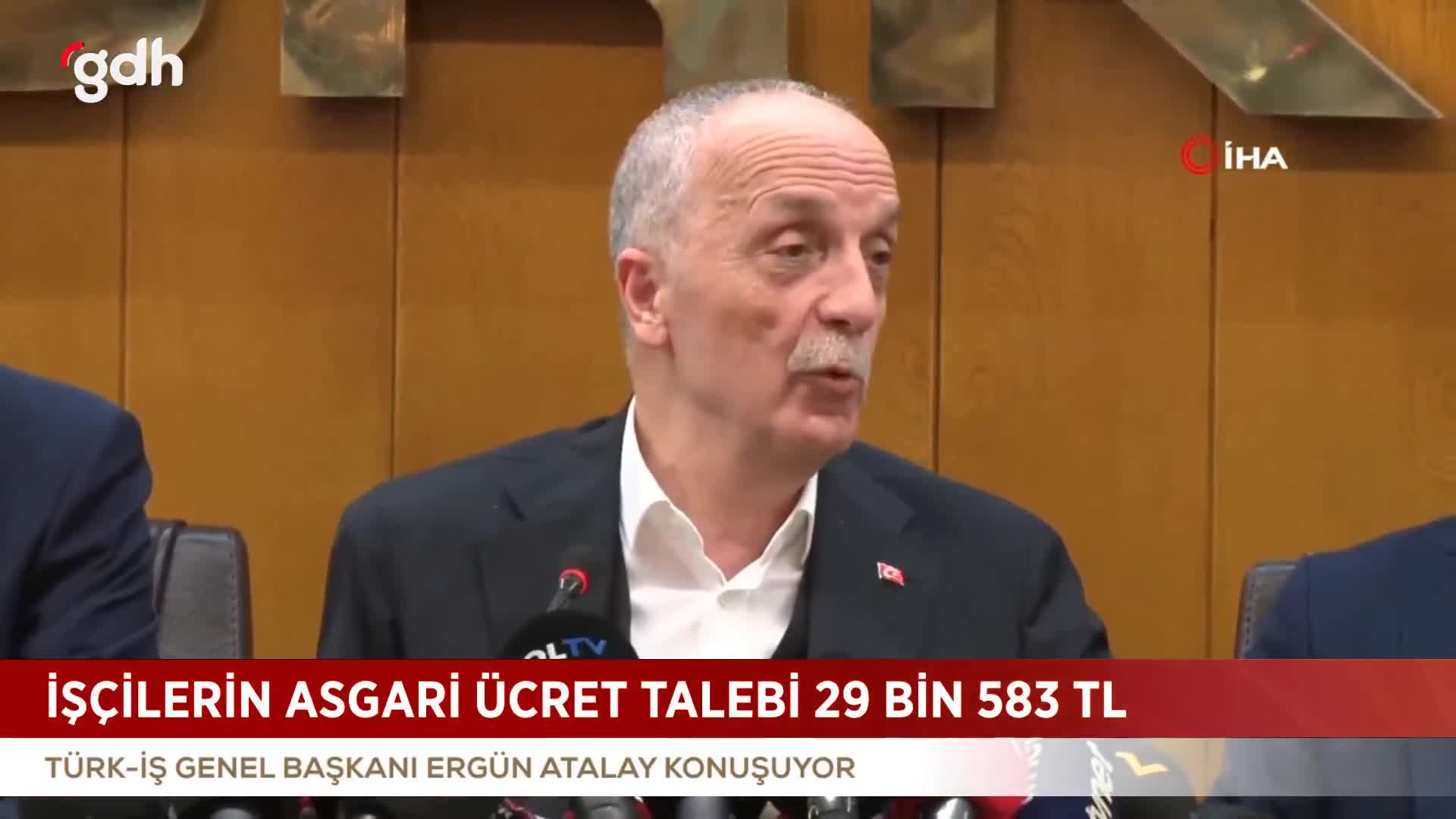 Türk-İş Başkanı Atalay: 29.583 TL verirlerse imza atarız