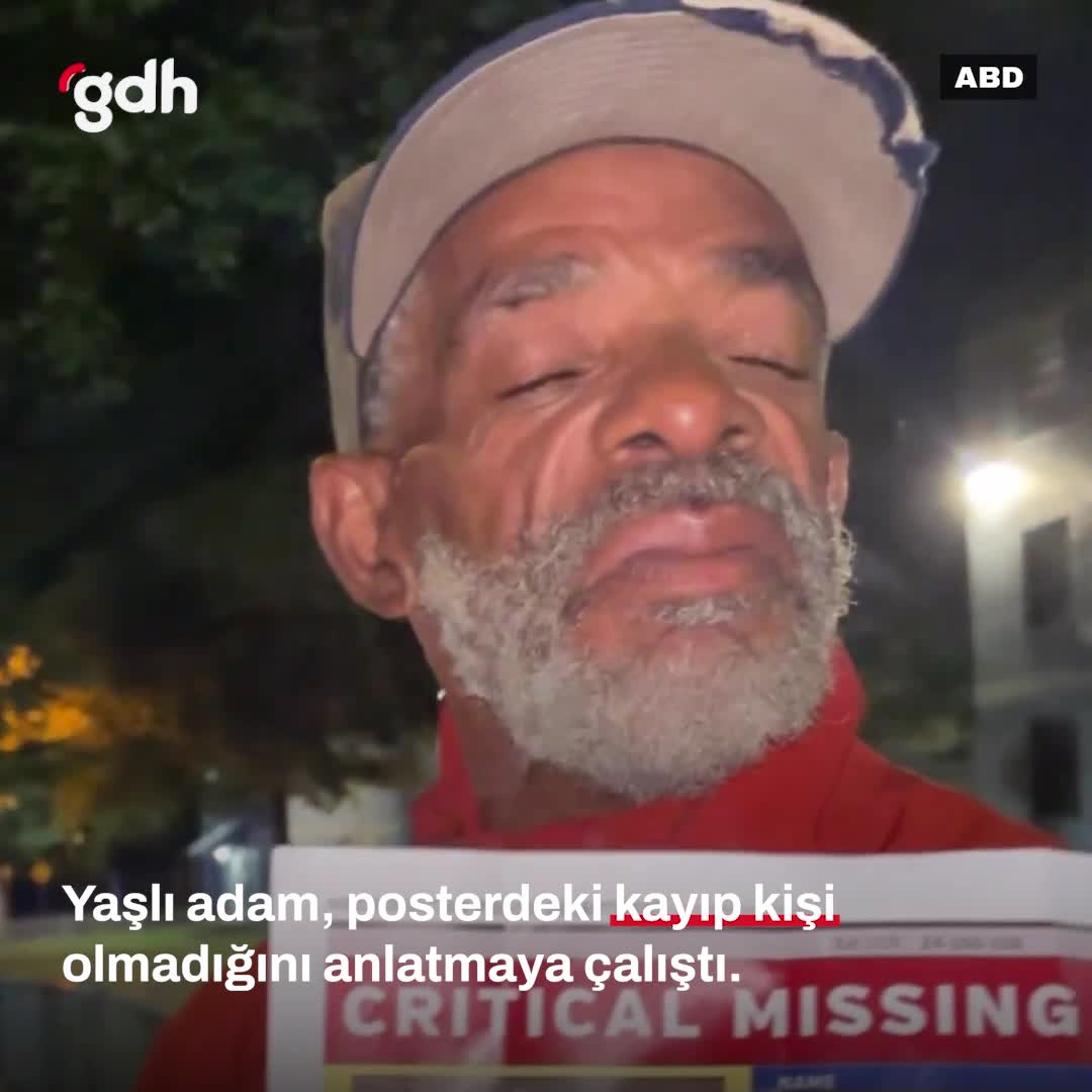 Kadın, sokakta gördüğü yaşlı adamı kayıp ilanına benzetti