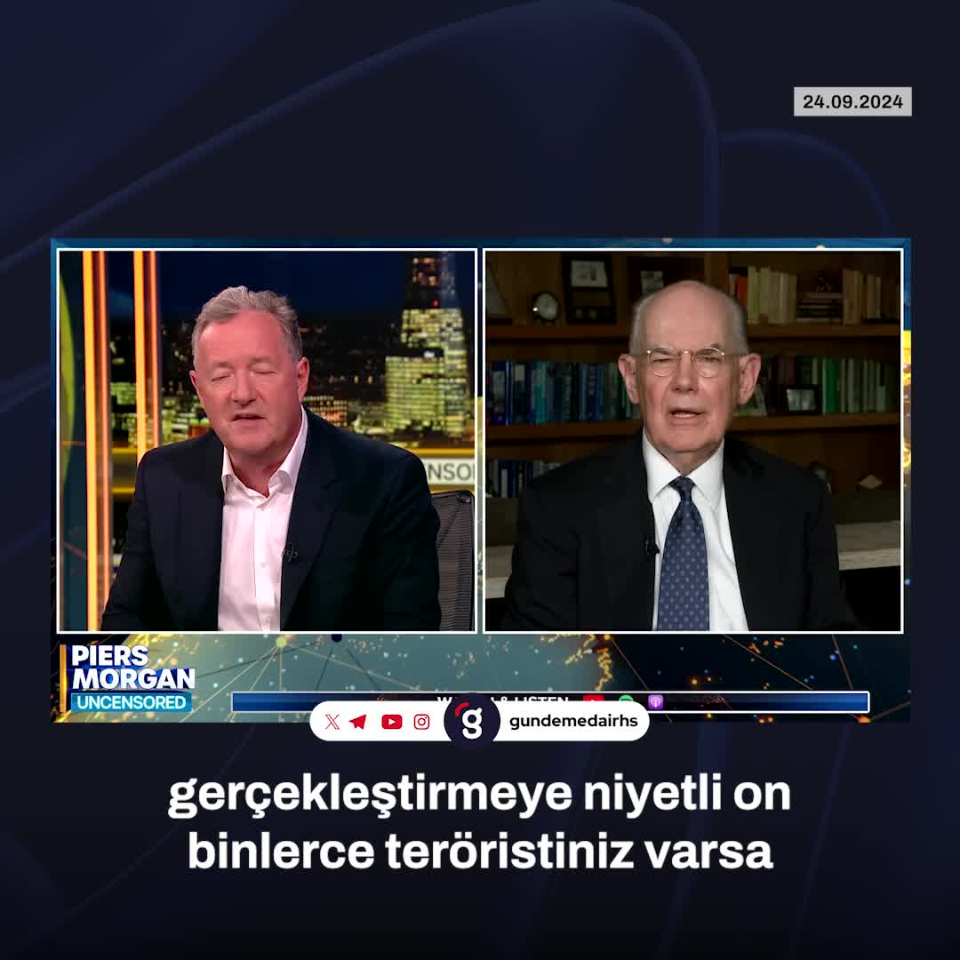 Piers Morgan: Hizbullah, Hamas'tan daha tehlikeli bir tehdit!