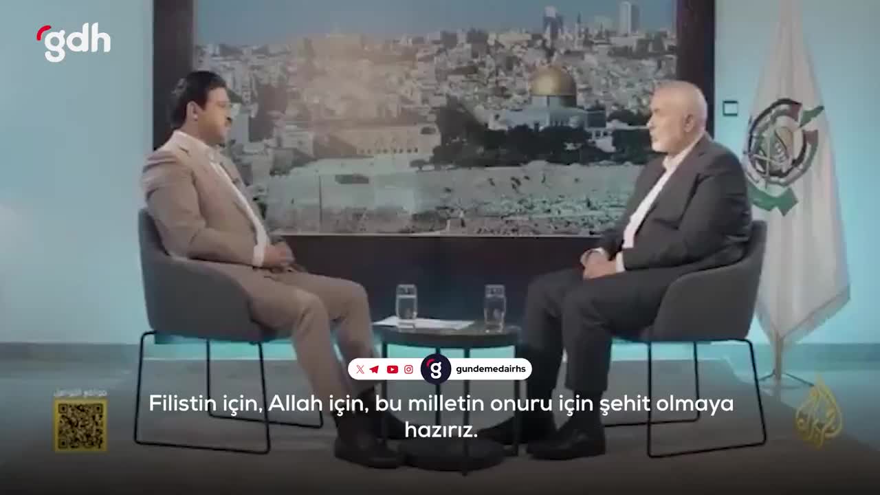 "Haniye: Şehit olmaya hazırız, Filistin ve onur için"