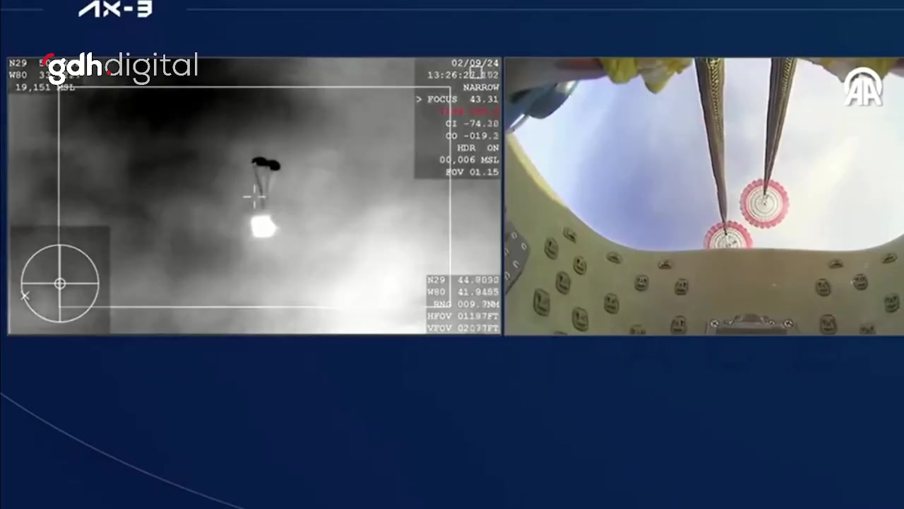 Dragon kapsülü, Türkiye'nin ilk astronotu Alper Gezeravcı ile iniyor