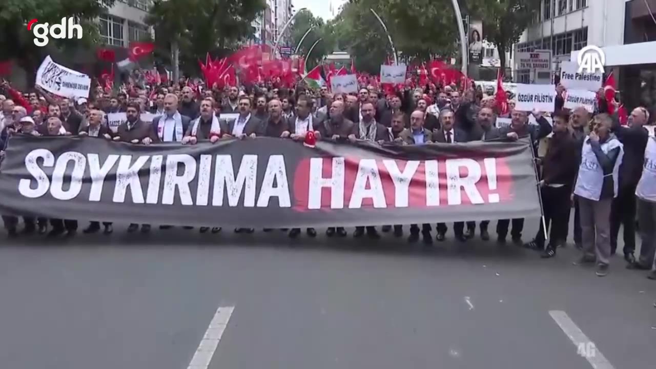 Ankara'da Gazze saldırılarına karşı yürüyüş düzenleniyor