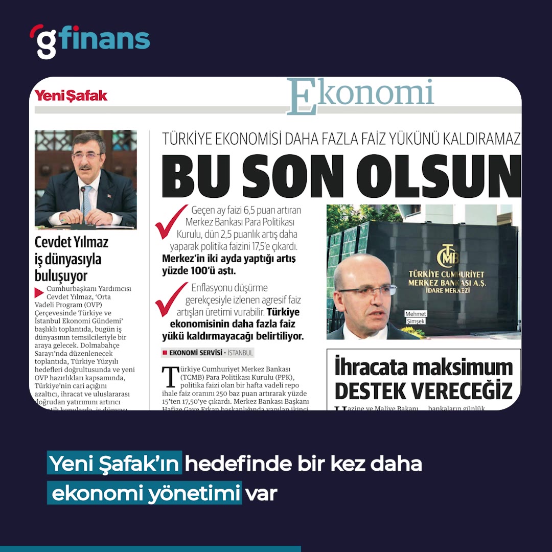 Bu Hafta Ekonomi Gündemi ve Piyasa Gelişmeleri