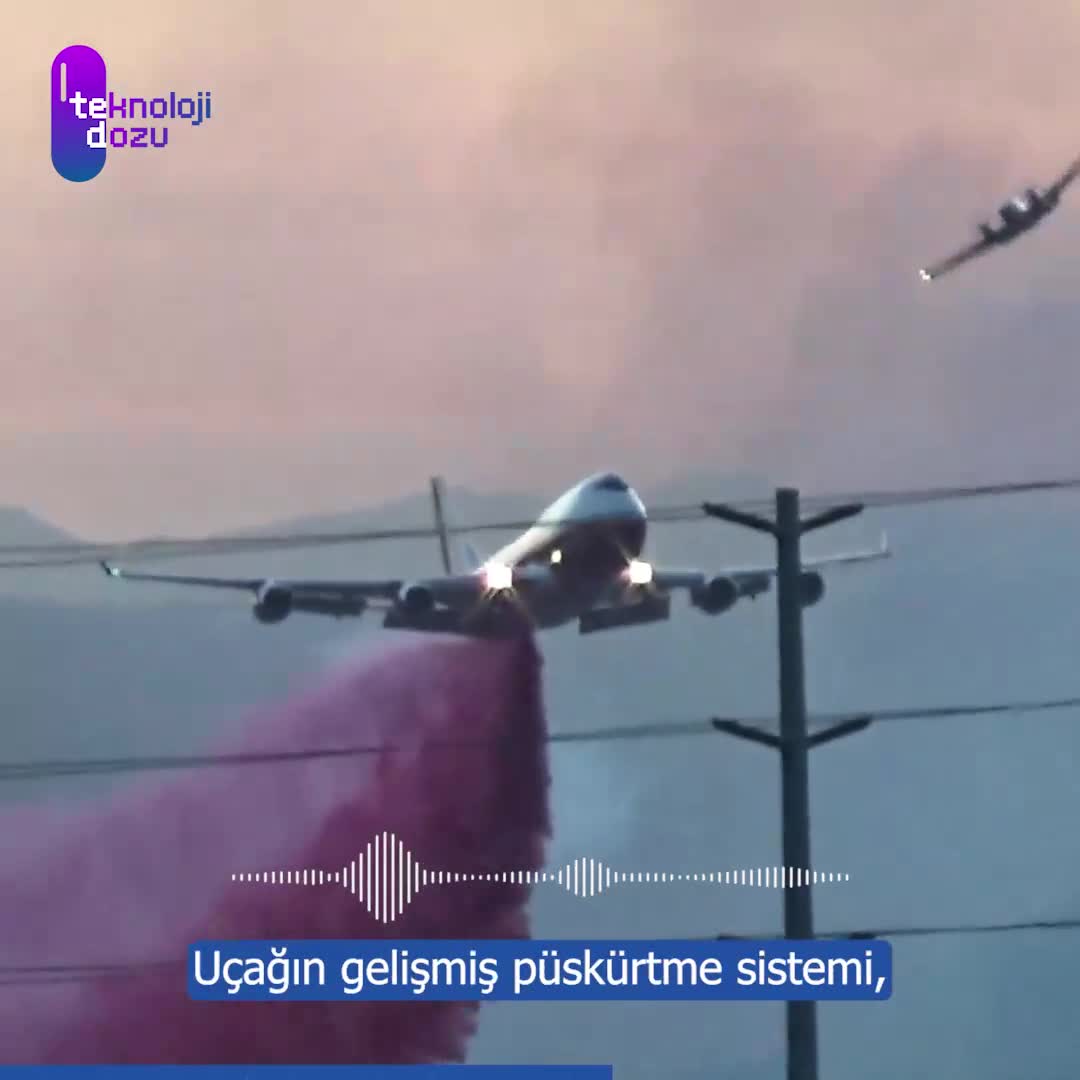 Dünyanın en büyük yangın söndürme uçağı: Supertanker