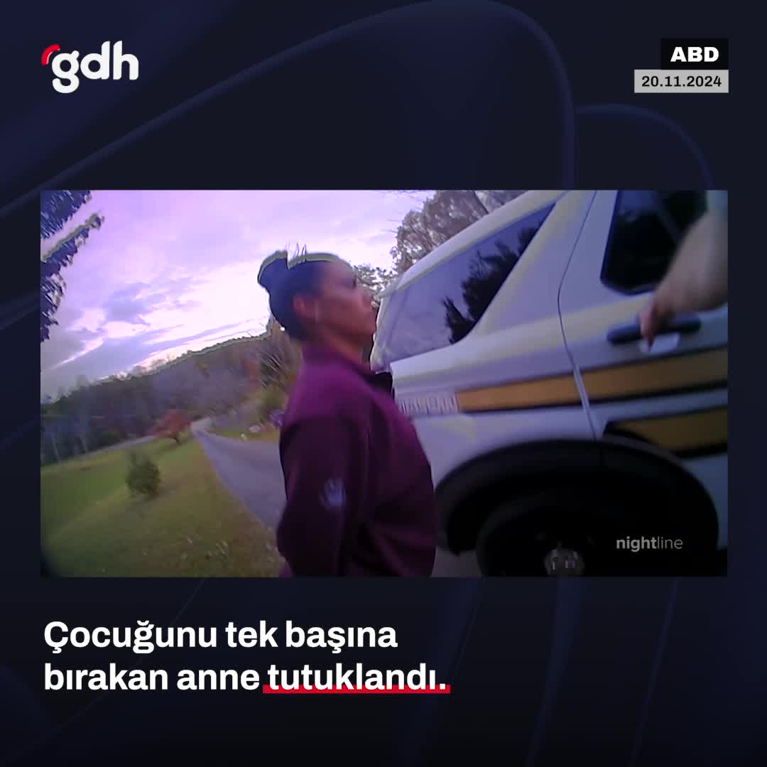 ABD'de çocuğunu yalnız bırakan anne tutuklandı!