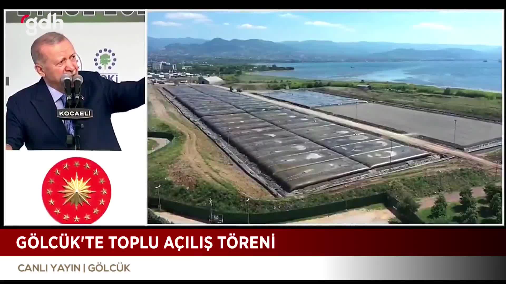Erdoğan, Gölcük Projeleri Açılış Töreni'nde çevre talanına tepki gösterdi