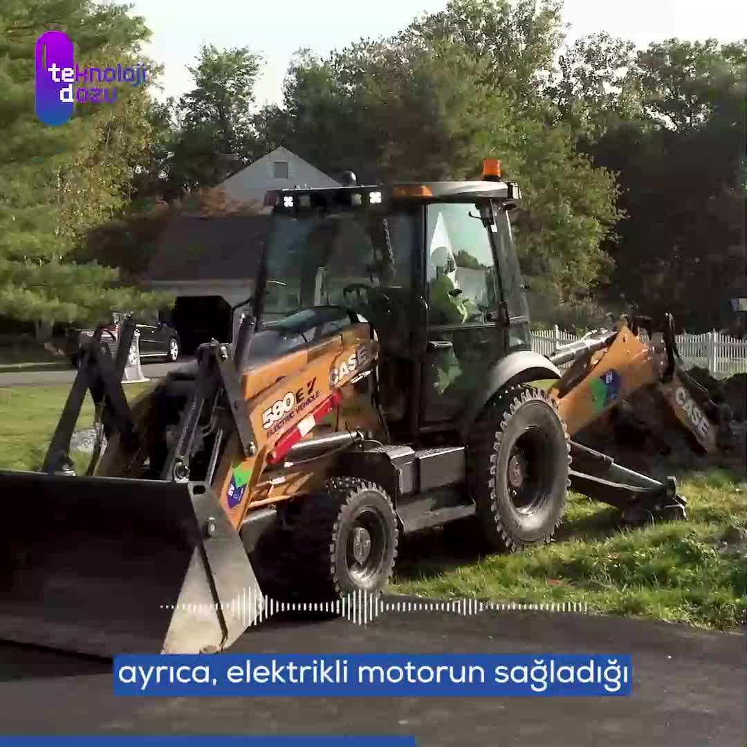 Dünyanın İlk Elektrikli Ekskavatörü: CASE EV580