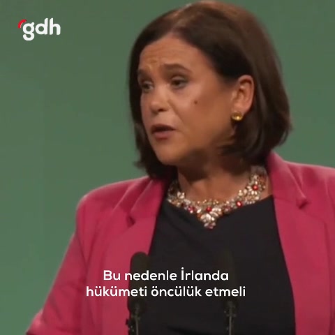 Sinn Fein Lideri McDonald: Gazze için uluslararası hukuk nerede?