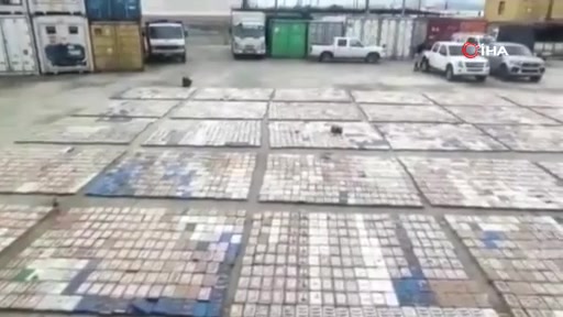 Ekvador'dan Belçika'ya giden muzlarda 8,8 ton kokain bulundu